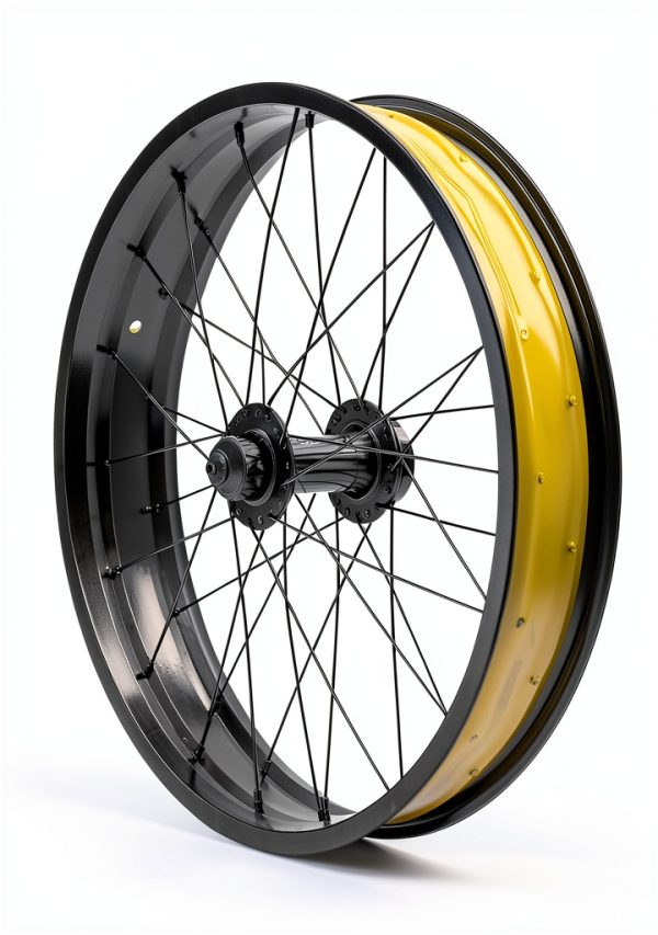 YFGSFWTS Snow Bike Front Rim 26 Inch Black-1
