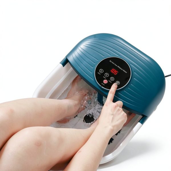 Collapsible Foot Spa CURECURE Green Heated-1
