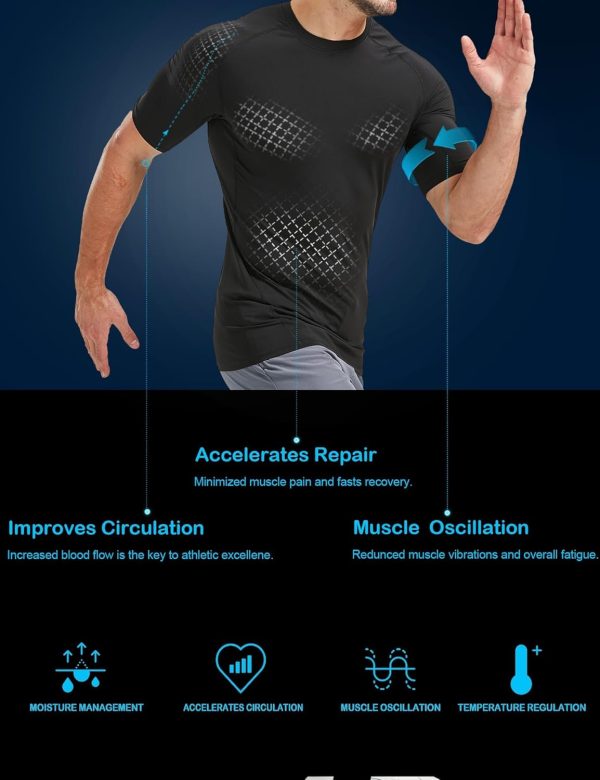 Men's Short Sleeve Compression Shirts by Pavo-2
