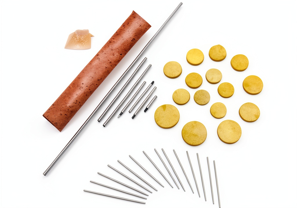 Installing Piccolo Replacement Kit for Flute Maintenance Metal on a wooden desk