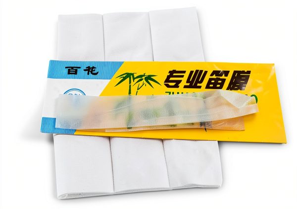 Bamboo Flute Membrane for Flute Players Natural Metal-3