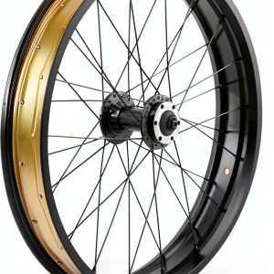 YFGSFWTS Snow Bike Front Rim 26 Inch Black-0