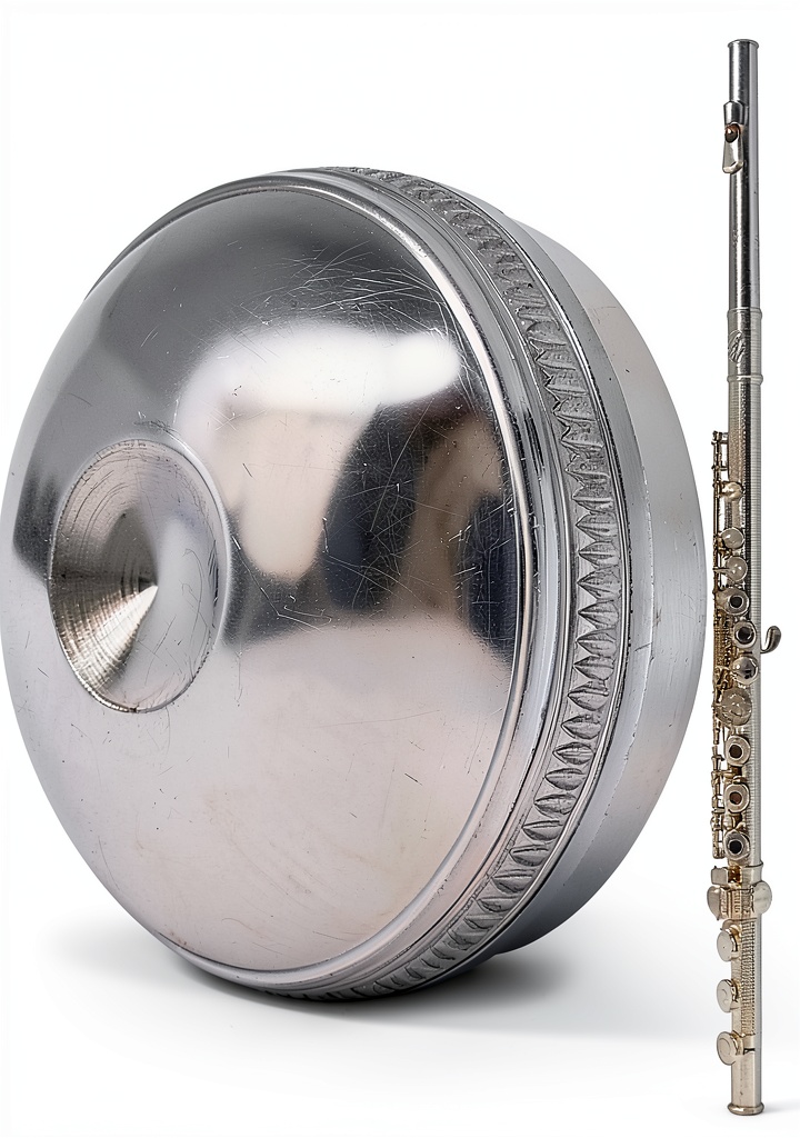 Vbest flute crown repair parts made from silver brass