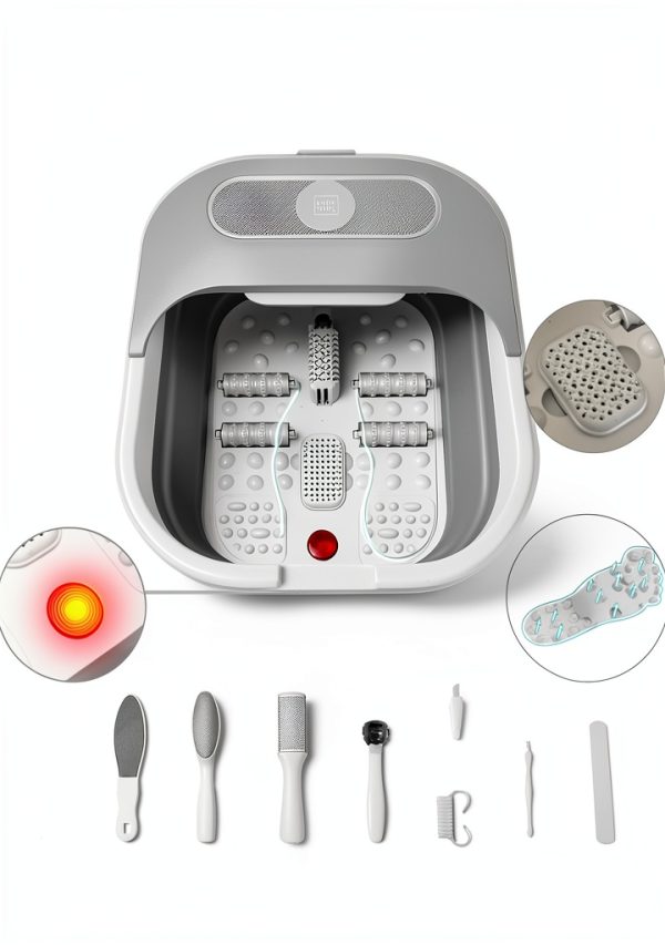 Foot Spa Bath UNIFULL Collapsible Rubber Design-2