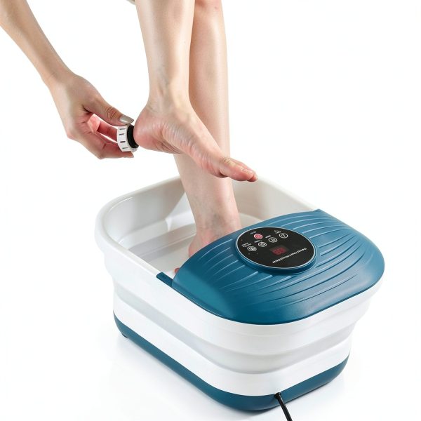 Collapsible Foot Spa CURECURE Green Heated-3
