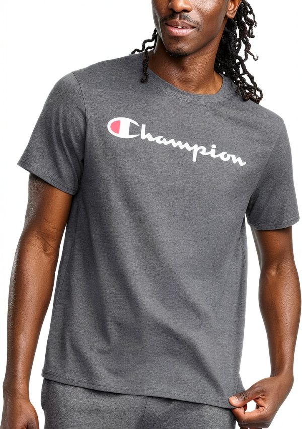 Champion Men's Athletic T1919 Classic Script Tee-0