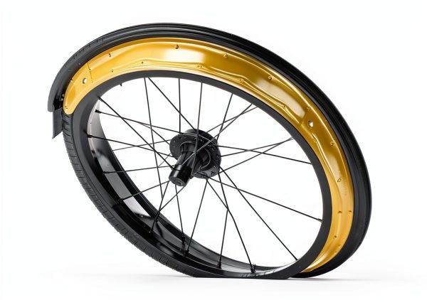 YFGSFWTS Snow Bike Front Rim 26 Inch Black-2