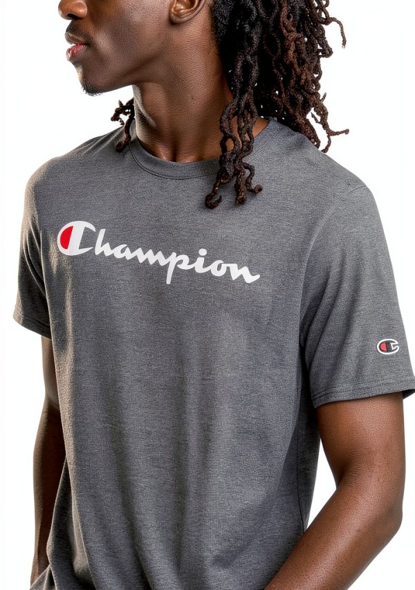 Champion Men's Athletic T1919 Classic Script Tee-2