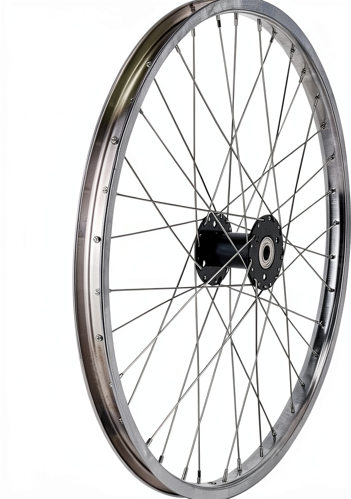 WheelMaster Silver Rear Wheel close-up