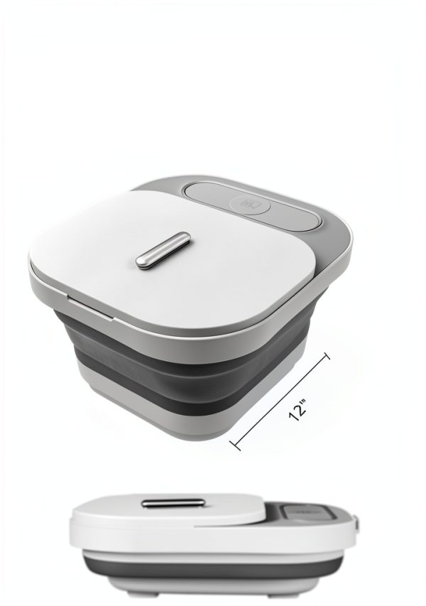 Foot Spa Bath UNIFULL Collapsible Rubber Design-1