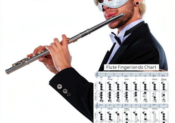 LZKW Flute Fingering Chart Flute Music Learning Tool-2