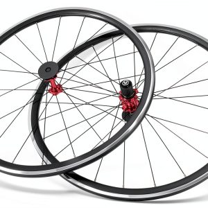 TBVECHI 700C Road Bike Wheelset Aluminum Black-0