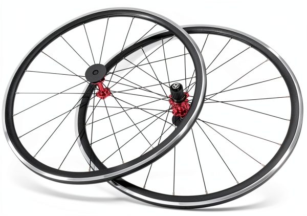 TBVECHI 700C Road Bike Wheelset Aluminum Black-0