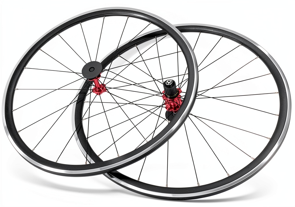 TBVECHI 700C wheelset displayed on a bike frame