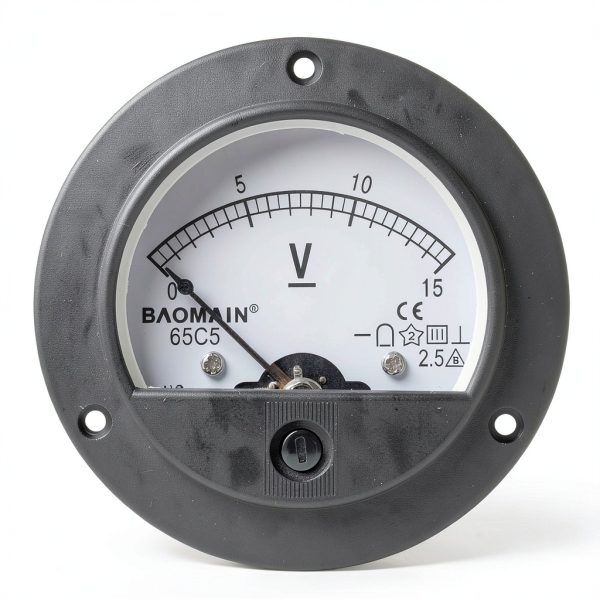 Analog Voltmeter Baomain Electric 65C5 0-15V-0