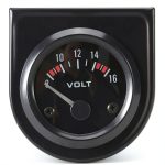 Voltage Gauge KUQEUE 8-16V Stainless Steel Dial with Orange Light-0