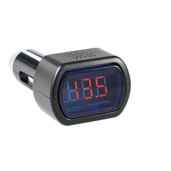LED Cigarette Lighter Voltmeter Frienda CK-11584 8-30V Digital-5