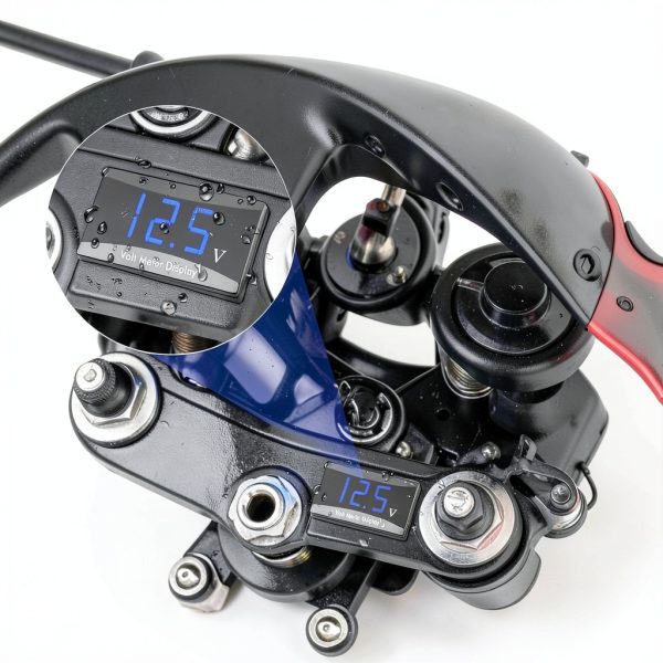 12V Battery Voltmeter Linkstyle Blue Model A03350U-3