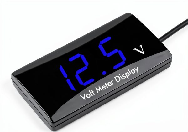 12V Battery Voltmeter Linkstyle Blue Model A03350U-1