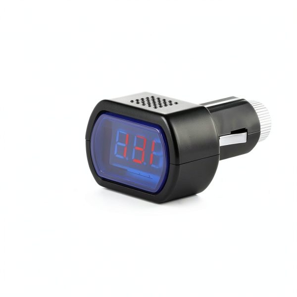 LED Cigarette Lighter Voltmeter Frienda CK-11584 8-30V Digital-1