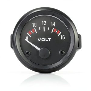 ePathChina Automotive Voltmeter Gauge EPC_CEC_541 Orange Dial 8-16V-0