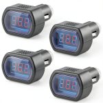 LED Cigarette Lighter Voltmeter Frienda CK-11584 8-30V Digital-0