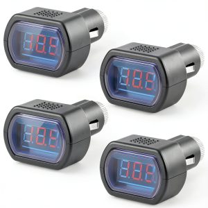 LED Cigarette Lighter Voltmeter Frienda CK-11584 8-30V Digital-0