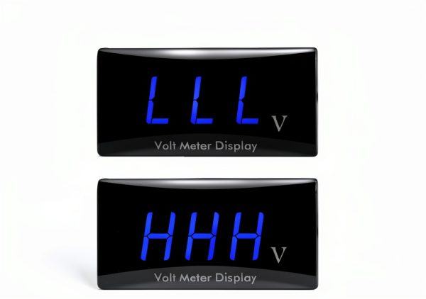 12V Battery Voltmeter Linkstyle Blue Model A03350U-2