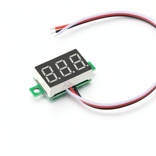bayite Three Wire Voltmeter 0-30V Red LED Display Model 3B001x5-5