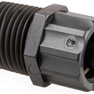 TSD931-57 Fitting Luer Lock 1/8" NPT Black Nylon Techcon Systems-0