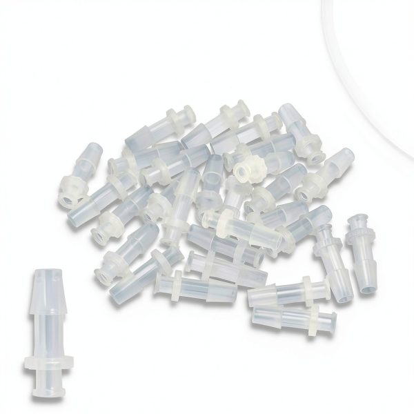 Luer Lock 30pcs Clear Female 1/4" Connector Kit - Medical Grade-1