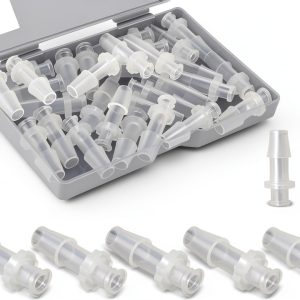 Luer Lock 30pcs Clear Female 1/4" Connector Kit - Medical Grade-0