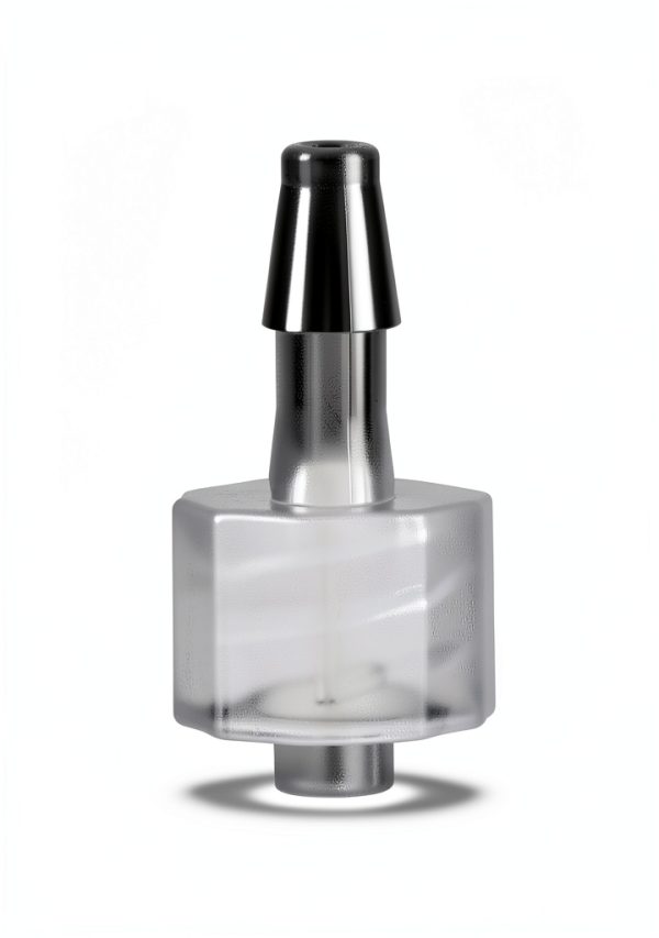 Male Luer Lock PP Hose Barb Adapter by QWORK - 1/8" 50-Pack Fittings-1
