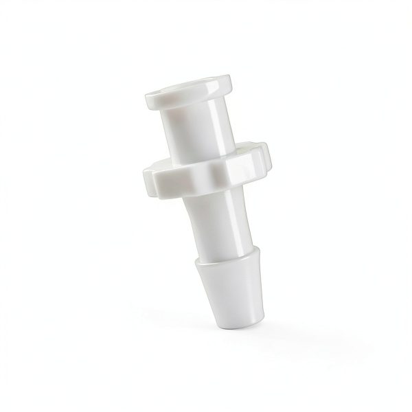 25pcs-White PP Luer Lock to Barb Hose Fittings by TODA-5